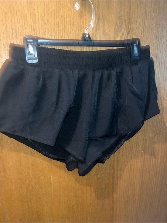 No brand Pants - 3 pair Black Women's Layered Running Shorts. NWOT